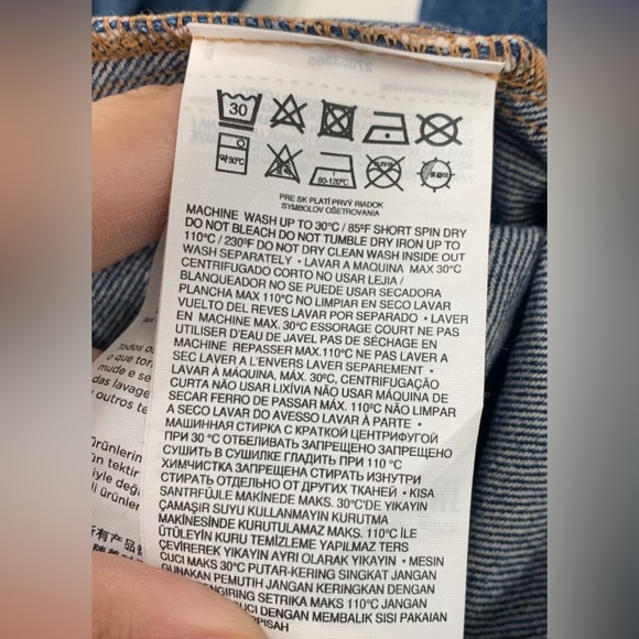 Mango Womens Blue Cotton Long Sleeve Side Cutout Casual Denim Mini Dress - Picture 4 of 5